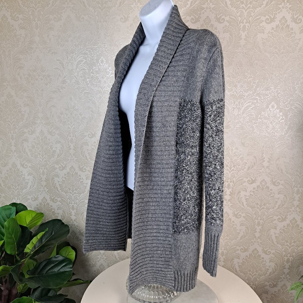 Ruby Moon Size Small Two Tone Gray Open Cardigan … - image 3
